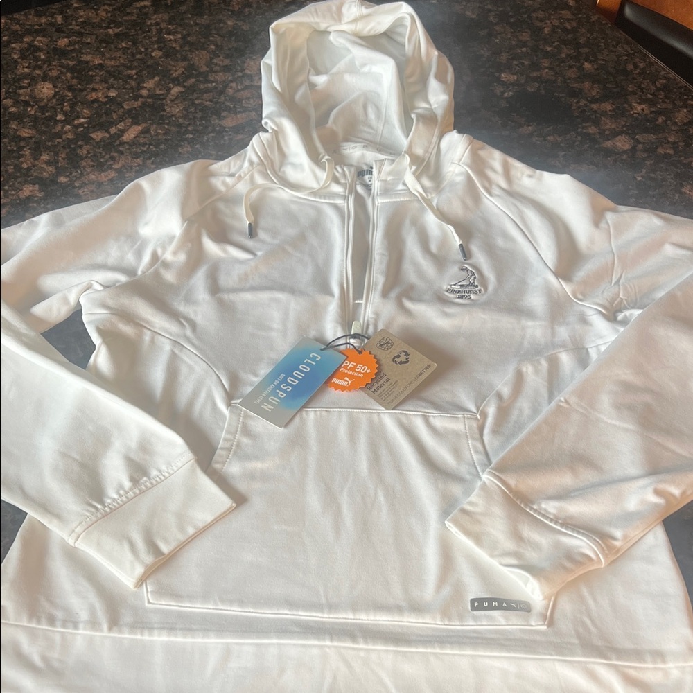 Puma, cloudspun hoodie, Pinehurst, new size medium golf